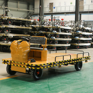<span class=keywords><strong>Remorque</strong></span> à plateau électrique de qualité commerciale avec volant et siège, pour le transport de marchandises - Product Image 2