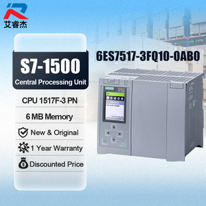 ซีพียู 6ES7517-3FQ10-0AB0 SIMATIC S7-1500F CPU1517F-3 PN ของแท้ใหม่เอี่ยม ชุดควบคุม PLC 6es7 517-3fq10-0ab0 - Product Image 1