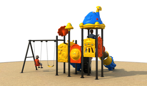 Le parc d'attractions à bas prix d'équipement extérieur commercial de terrain de jeu monte des jeux pour des enfants comprenant des glissières <span class=keywords><strong>en</strong></span> plastique <span class=keywords><strong>en</strong></span> acier - Product Image 6