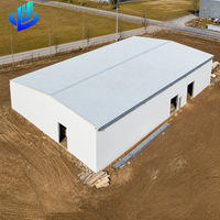 Atelier industriel préfabriqué, structure en acier, hangar préfabriqué, entrepôt modulaire