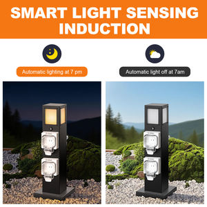 Ip66 वाटरप्रूफ स्टेनलेस स्टील हाइड्रोपावर हिस्सेदारी 3 आउटलेट एक्सटेंशन सॉकेट एयू प्लग विद्युत चार्जिंग ढेर प्रकाश नियंत्रण के लिए - Product Image 6