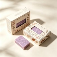 Boîte en carton blanc en gros pour savon, cosmétiques, savon artisanal, boîte d'emballage personnalisée pour savon