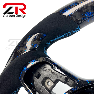 พวงมาลัยหนังแท้คาร์บอนไฟเบอร์แบบสปอร์ตตกแต่งสำหรับรถยนต์ฮอนด้า ซีวิค เจเนอเรชั่นที่ 11 - Product Image 4