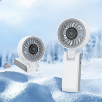 Sans lame haute vitesse pliable Turbo petit ventilateur de poche Portable Mini ventilateur USB Bldc 100 vitesses ventilateur Rechargeable à main