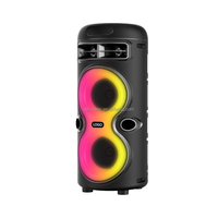 Altavoz Portátil Económico con Doble Subwoofer de 4 Pulgadas, Mini Torre de Sonido, Bluetooth, para Fiestas, Bocinas, Caixa De Som, Blue Tooth