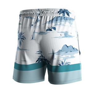 Shorts de protection solaire pour hommes avec cordon de serrage, taille ajustable, coupe active, respirants, pour temps chaud, surf et pêche à la ligne - Product Image 3