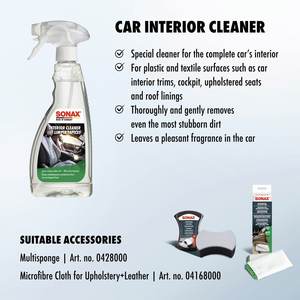 Limpiador de interiores de automóviles de alta calidad 500ml Limpiador multiusos para tablero, consola, vinilo y plástico. - Product Image 2