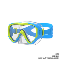 2025 nouveau Design unique grand cadre lunettes de natation masque de plongée en Silicone sous-marin pour les enfants