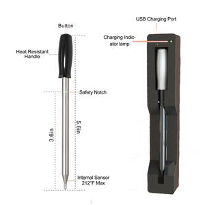 Beat Selling BBQ Termómetro de carne inteligente digital Electrodoméstico inalámbrico con sonda inteligente <span class=keywords><strong>Precio</strong></span> de fábrica - Product Image 1