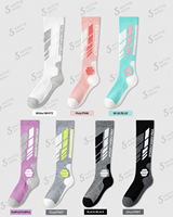 Chaussettes de ski personnalisées en laine mérinos pour hommes et femmes, chaussettes de snowboard thermiques, amorties et anti-humidité, OEM/ODM disponible