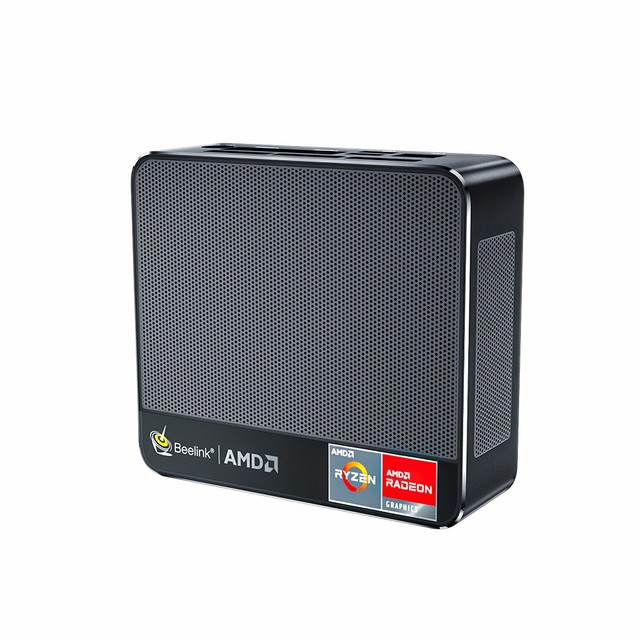 Windows10 AMD Ryzen7 3750H 1000Mbps Beelink SER 3 Mini PC Computer with Quiet Large Fan Factory