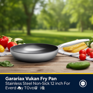 Padella Antiaderente Garinox Vukan in Acciaio Inox da 12 Pollici per Cucina Quotidiana - Product Image 3