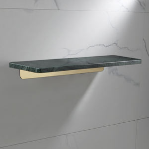 현대 스테인레스 스틸 벽걸이 형 50CM 사각 대리석 화장실 샤워 선반 <span class=keywords><strong>3</strong></span> 년 보증 - Product Image 2