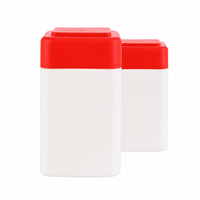 Botol Kemasan Suplemen Vitamin Kalsium Permen PE Food Grade Persegi 230ml