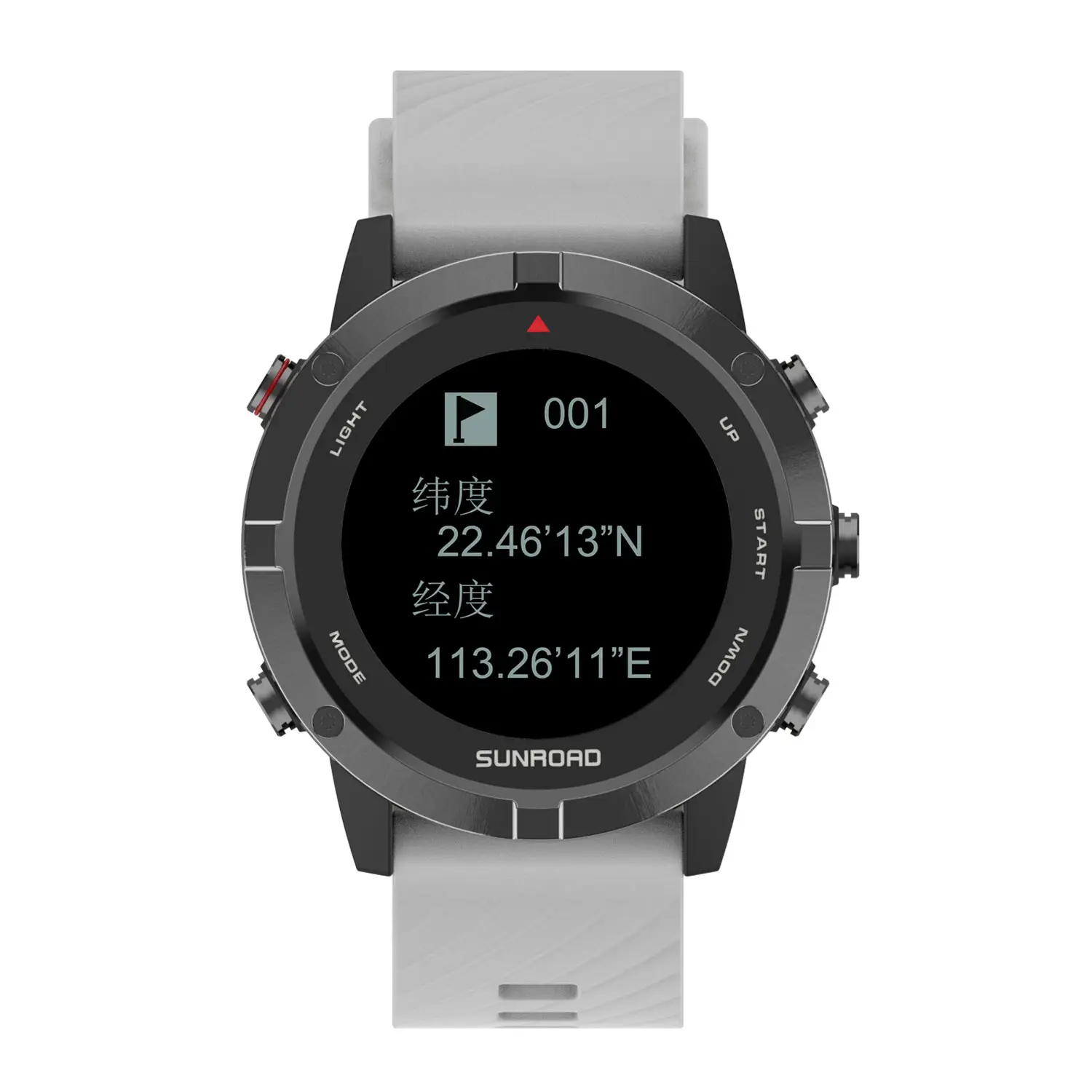 Relógio digital inteligente com navegação gps, pedômetro, monitor de pressão arterial, coração e monitoramento de movimento