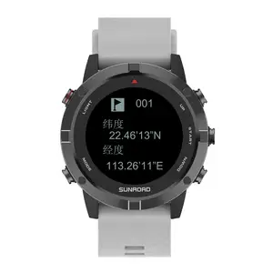 Reloj Digital inteligente con navegación GPS, podómetro, monitor de movimiento y presión arterial
