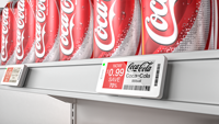 Zkong 3.7 inci e-ink ESL tampilan kertas elektronik BLE/WiFi & NFC rak Supermarket Tag harga sistem EAS