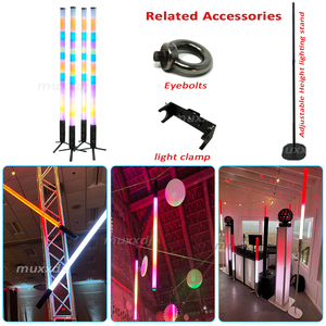 Lampu DJ Profesional Nirkabel Baterai 360 Pixel <span class=keywords><strong>LED</strong></span> <span class=keywords><strong>Tube</strong></span> Uplights DMX RGBWA WiFi Remote Tahan Air untuk Pernikahan - Product Image 5