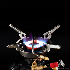 Estufa de Gasolina Portátil de 450 ml, Quemador de Acero para Exteriores, para Senderismo y Camping, Parrillas para Cocinar en Campamentos - BRS BRS-12A - Product Image 2