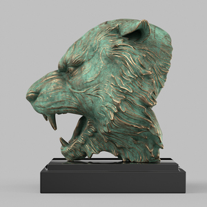 Figuras de Colección Personalizadas al por Mayor, Tigre Corroído en <span class=keywords><strong>3D</strong></span> - Product Image 2