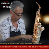 Manufacturer Wholesale Retail Eb Sax Professional High Grade Woodwind Instrument X6-II Silver-plated Craft Alto Saxophone