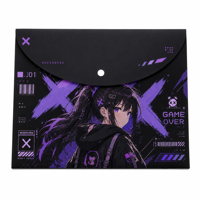 Carpeta de Plástico Impermeable y Duradera Vigreat Personalizada con Cierre a Presión para Almacenamiento de Documentos, Uso Diario, Regalo, Venta al Por Mayor