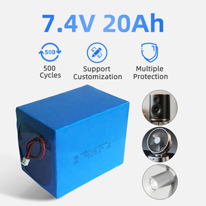 맞춤형 2S10P 18650 7.4v 20000mah 리튬 이온 배터리 팩 - Product Image 1