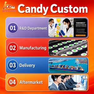 Fábrica personalizada Super Cute Jumbo Gummy Hamburger Gummy Candy Hamburguesa única y comestible + Papas fritas + Hot Dog + Donut Sweets - Product Image 5
