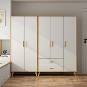 Armoire en bois nordique OEM de haute qualité, <span class=keywords><strong>dressing</strong></span> moderne, portable, grande capacité de rangement pour appartement compact et chambre principale - Product Image 5