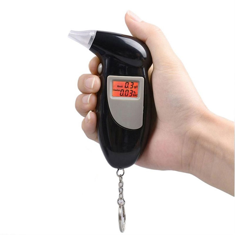 Ручной цифровой алкотестер с подсветкой, тестер для дыхания, Алкотестер с ЖК-дисплеем и подсветкой