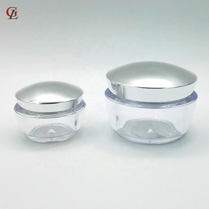 Di alta qualità 15G/50G vuoto vaso crema PS <span class=keywords><strong>plastica</strong></span> trasparente contenitore crema vaso crema di trucco per la Bellezza - Product Image 5
