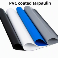 Rouleau de bâche en toile PVC robuste 1000D 610GSM/650GSM/750GSM, tissu en maille de polyester enduit de PVC tricoté en urgence, imperméable