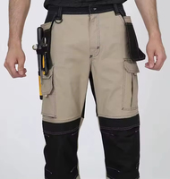 Pantalon de travail décontracté de haute qualité, coupe droite, anti-statique, imperméable, en tissu Ripstop, multi-poches, durable et confortable