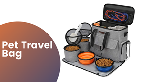 Sac de transport multifonctionnel de luxe pour animaux de compagnie avec gamelle anti-fuite pour nourriture et eau et accessoires d'entraînement – Échantillon gratuit - Product Image 4