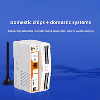 工业物联网边缘网关，带 4G LTE CAT1 RS485 接口，支持 Modbus/JSON 边缘计算，MQTT，宽电压 DC 9-36V