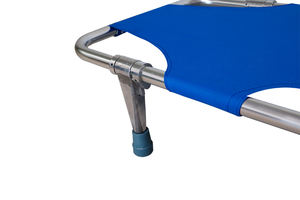 Tandu Lipat 2 Tingkat dari Paduan Aluminium Berkekuatan Tinggi dengan Kain Oxford Portabel, Sandaran yang Dapat Disesuaikan, dan Roda - Product Image 6