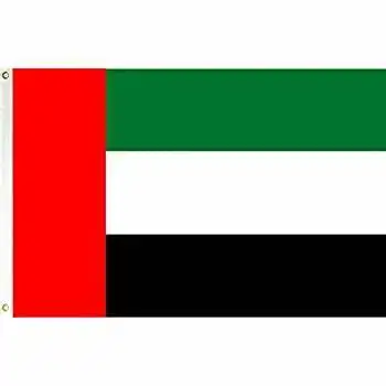 دبي العلم في الهواء الطلق الإمارات أعلام البوليستر 90x150 سنتيمتر مخصصة دبي العلم الوطني