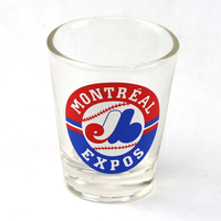 Vente en gros, lunettes souvenirs transparentes de Sublimation, Logo de Bikini, impression personnalisée, verre à Shot