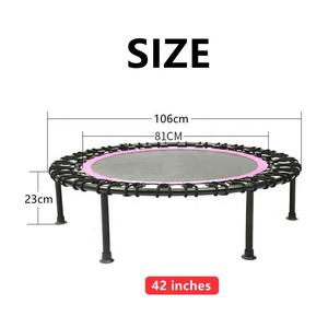 40 pouces Professional Home Gym Fitness Jumping Exercise Home Used Customized LOGO Round <span class=keywords><strong>Trampoline</strong></span> Without Handle - Product Image 6