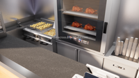 Kiosque de restaurant modulaire préfabriqué en conteneur de haute qualité / Kiosque alimentaire en conteneur maritime pour drive-through