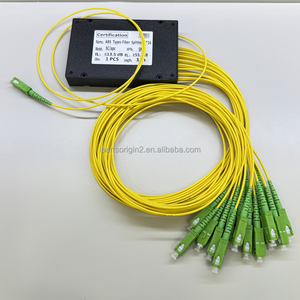 ตัวแยกไฟเบอร์แบบ ABS 1x16 SC/APC โหมดเดี่ยว สายเคเบิลใยแก้วนำแสงภายในอาคาร ความยาว 1 เมตร สีเหลือง ปลอกหุ้ม LSZH ตัวแยกสัญญาณแสง - Product Image 5