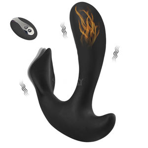 Sexbay Novo Controle Remoto 10-velocidade Casal Masculino Aquecimento Função Massageador de Próstata Silicone Impermeável Butt Plug - Product Image 1