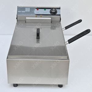 Freidora Comercial de Sobremesa XMG de un Solo <span class=keywords><strong>Cilindro</strong></span>, Freidora de Acero Inoxidable de Gran Capacidad para Restaurante - Product Image 2