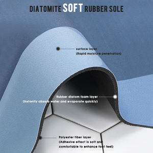 <span class=keywords><strong>Tapis</strong></span> <span class=keywords><strong>de</strong></span> <span class=keywords><strong>Bain</strong></span> <span class=keywords><strong>Antidérapant</strong></span> Absorbant l'Eau en Diatomite Douce, <span class=keywords><strong>Tapis</strong></span> <span class=keywords><strong>de</strong></span> Pied pour Baignoire et Douche - Product Image 5