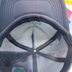 Gorras de béisbol personalizadas con estampado completo para adultos, gorra de camionero con visera curva publicitaria de malla con marco - Product Image 2