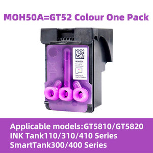 หัวพิมพ์ใหม่ 3JB06A <span class=keywords><strong>HP</strong></span> GT51 GT52 สีดำ สำหรับเครื่องพิมพ์ DeskJet GT <span class=keywords><strong>5810</strong></span> 5820 ออลอินวัน - ชิปรีเซ็ตแบบมองเห็นได้ รับประกัน 24 เดือน - Product Image 5