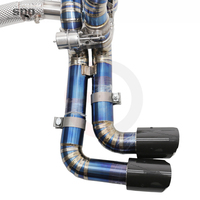 Système d'échappement complet en titane SDO pour Ferrari 360 F360 3.6L V8 2001-2005, collecteur et tuyau droit avec bouclier thermique