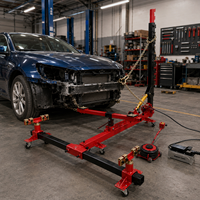 Machine de redressage de châssis de voiture mini 5 tonnes durable, équipement de réparation de carrosserie hydraulique 70Mpa pneumatique pour petit atelier