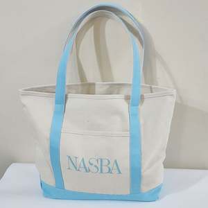 Bolsa de Mano de Lona de Algodón Blanco Natural con Logotipo Personalizado y Asas de Cuerda, Venta al Por Mayor - Product Image 6