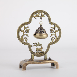 <b>Backflow</b> alloy copper <b>incense</b> burner ornament, household small hanging <b>incense</b> burner, aromatherapy burner, indoor sandalwood - Product Image 1